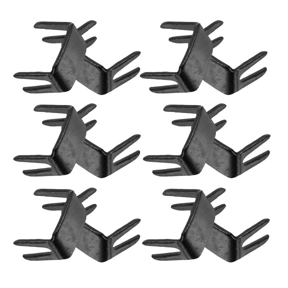 Masteelf  20 Pcs Zipper Stoppers Ends Repair for Fixer Instant Stops Black