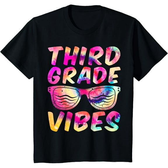 t-shirt Third Grade Vibes First Day of 3rd Grade Kids Back to School t-shirt mens t shirt,black,women,funny,misfits,men,journey