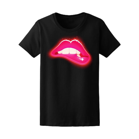 Retro Futuristic Color Lips Tee Women's -Image by Shutterstock