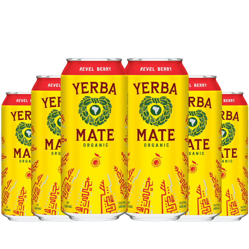 Guayakí Yerba Mate Berry Lemonade, Organic Yerba Mate Energy Drink