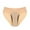 Beige, variant on yunLCZ Women Seamless Hipster Underwear Women'S Solid Color Large Size Leak Proof Conservative Low Waist Physiological Pants Wasit Hipster Brief Panties for Ladies