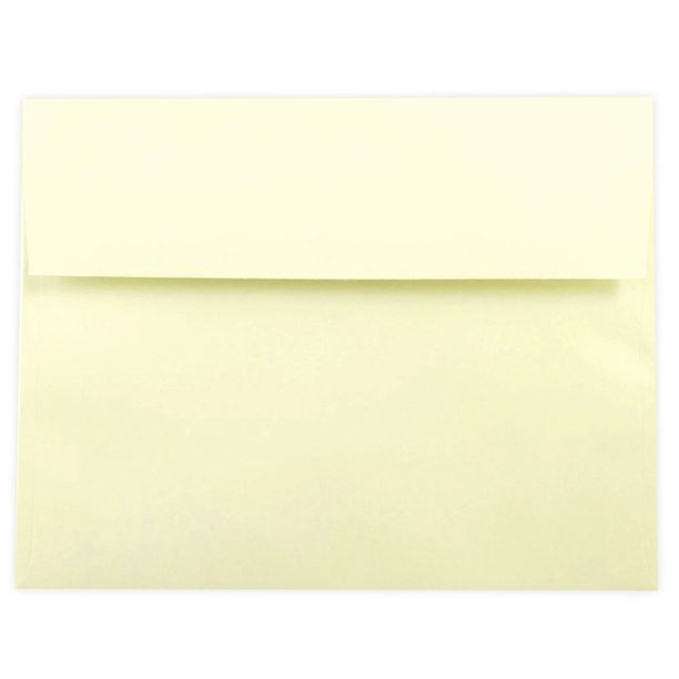 JAM 6 1/4 x 8 1/4 Booklet Envelopes, Ecru, 100/Pack