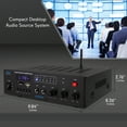 thumbnail image 3 of Pyle PFA600BU 300 Watts 2-Channel Compact Bluetooth Public Address Amplifier, 3 of 4
