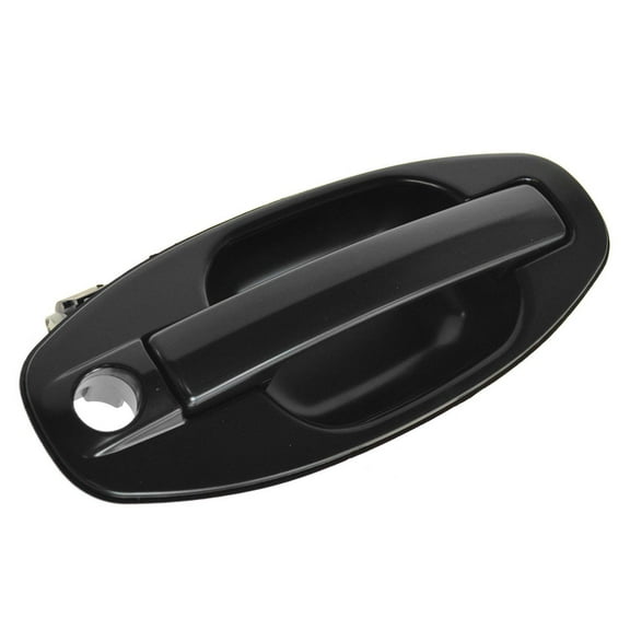 TRQ Door Handle Smooth Black Exterior Outside Front Right RH for 01-06 Santa Fe DHA49084 Fits select: 2001-2006 HYUNDAI SANTA FE