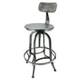 thumbnail image 1 of Arthur Rétro Acier Tournant Réglable Hauteur Tabouret - Vintage Pewter, 1 of 2