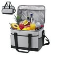 thumbnail image 4 of Shoreew Large Cooler Bag Leakproof Insulated Lunch Bag 35L Food Carrier Catering Bag Portable Collapsible Cooler for Travel Camping Picnics Beach, 4 of 7