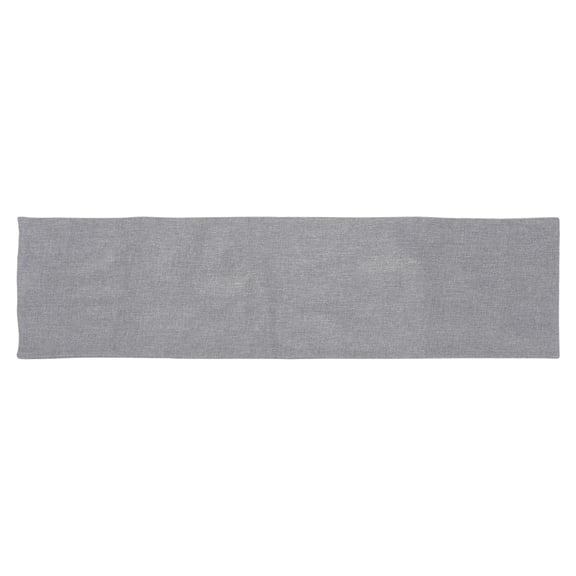 Monyance Rustic Farmhouse Table Runner Linen Cloth Burlap Wedding Decor Grey Dining Table Placemat 47.24x13.39 Inches