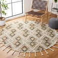 thumbnail image 2 of SAFAVIEH Natura Yamashita Geometric Area Rug, Ivory/Emerald, 8' x 10', 2 of 9