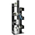 thumbnail image 2 of Spaco 8-Tier Bookshelf Bookcase with 8 Open Compartments Space-Saving Storage Rack -Black, Tall Bookshelf, Shelves for Living Room, Home Office, Bedroom, Balcony, 2 of 6