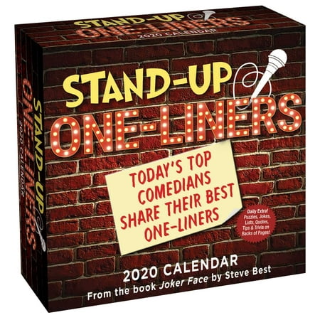 Stand-Up One-liners  2020 Day-to-Day Calendar : Today's Top Comedians Share Their Best (Best Modern Stand Up Comedians)