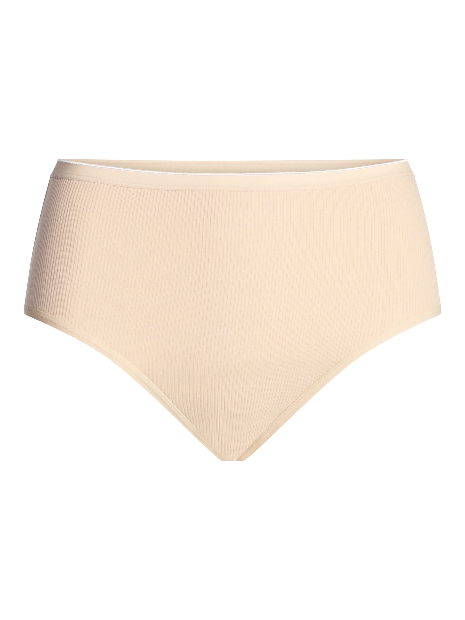 Joyspun Women's Cotton-Blend Brief Panties, 6-Pack, Sizes S-XXXL
