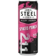 Steel Reserve Spiked Punch, Alloy Series, Flavored Malt Beverage, 24 fl. oz. Can, 8% ABV