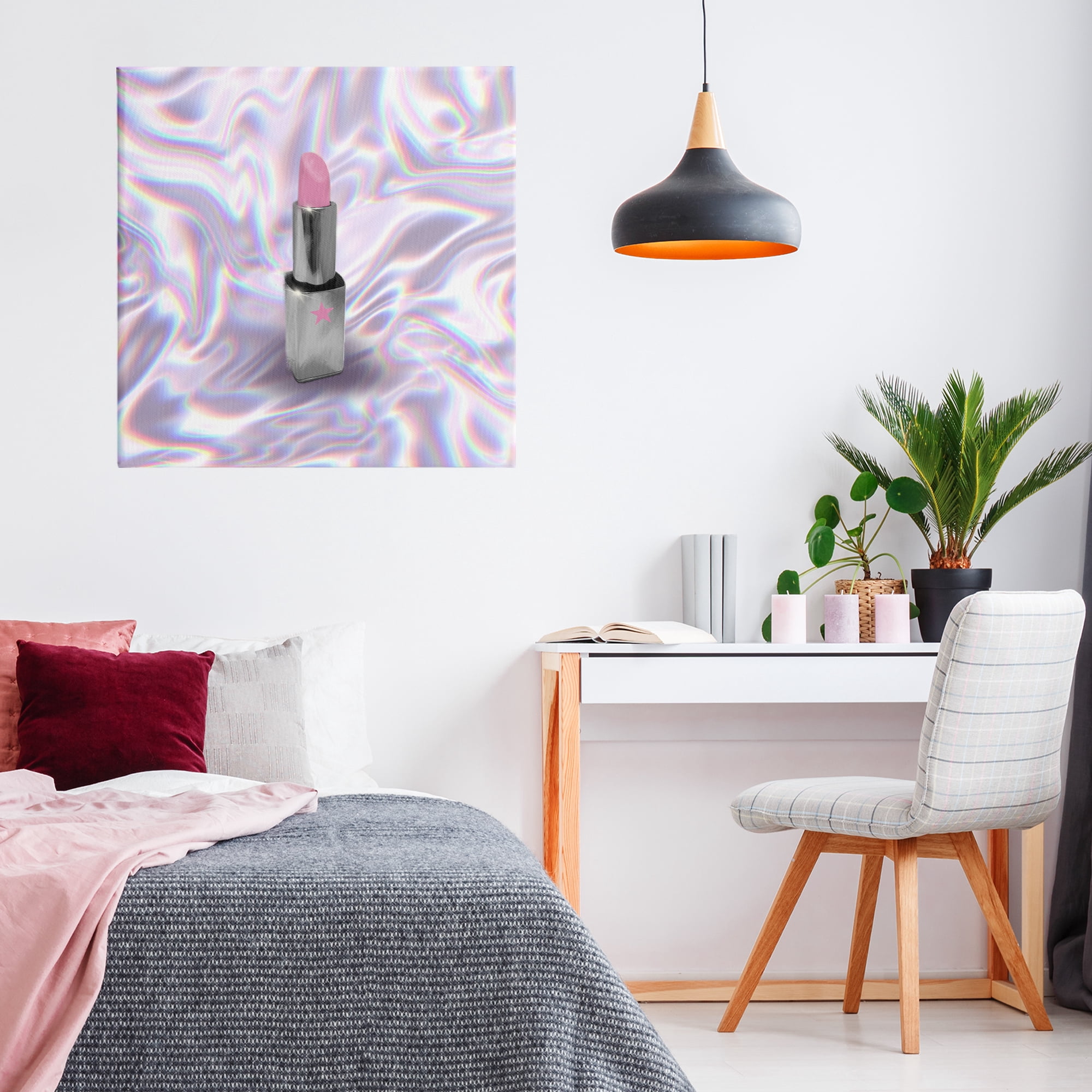 Stupell Industries Iridescent Icon Lipstick Canvas Wall Art, design by Matthew Piotrowicz