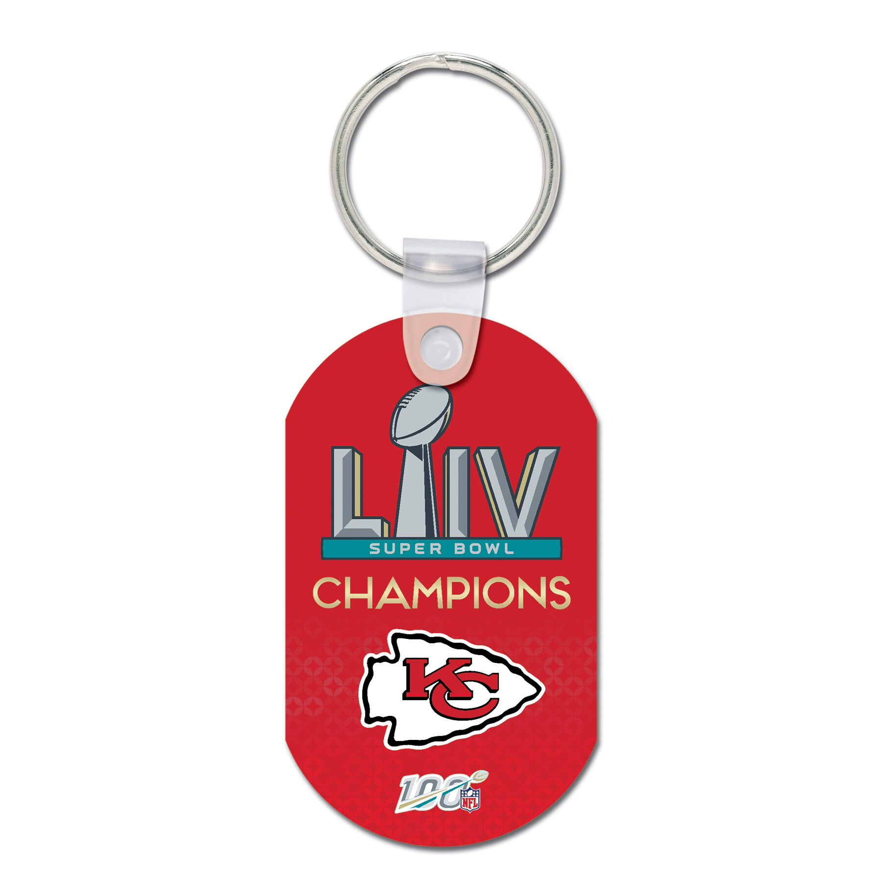 Kansas City Chiefs Super Bowl LIV Champions Aluminum Key Ring