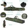 thumbnail image 4 of Bolsa de 130 cm/150 cm de Tres Capas Bolsas de Pesca Portátil Caña Plegable de Pesca Tacle Herramienta de Transporte de Caja Bolsa de Vije, 4 of 7