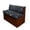 Blue Withered Branch Print, variant on Uorisanigo RV Dinette Cushion Covers - Soft Black Marble Camper Seats Slipcover, Stretch RV Dinette Seat Covers, Replacement Sofa Seat Slipcovers- Includes 1 Bench Cover & 1 Backrest Cover