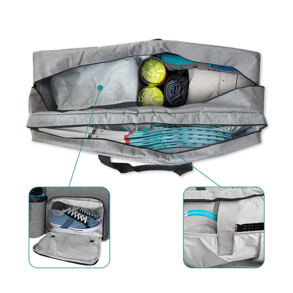 Tennis Bag 7 Rackets Tennis Rackets Bag with Shoes Compartment for Men Women Large Capacity Racket Bag Tennis Supplies