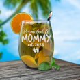 thumbnail image 4 of Shop4Ever® Promoted To Mommy Est 2023 Engraved Stemless Wine Glass Gift for First Time Mother, New Mom, Mom to Be, 4 of 4