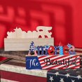 thumbnail image 5 of Color Profit Kids America The Beautiful Patriotic Wood Sign, 5 of 6
