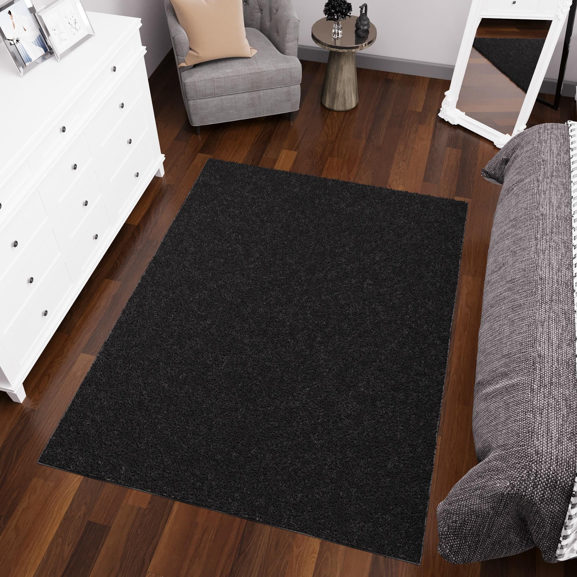 Free Shipping! Sweet Home Stores Cozy Non-Slip Rubberback Solid