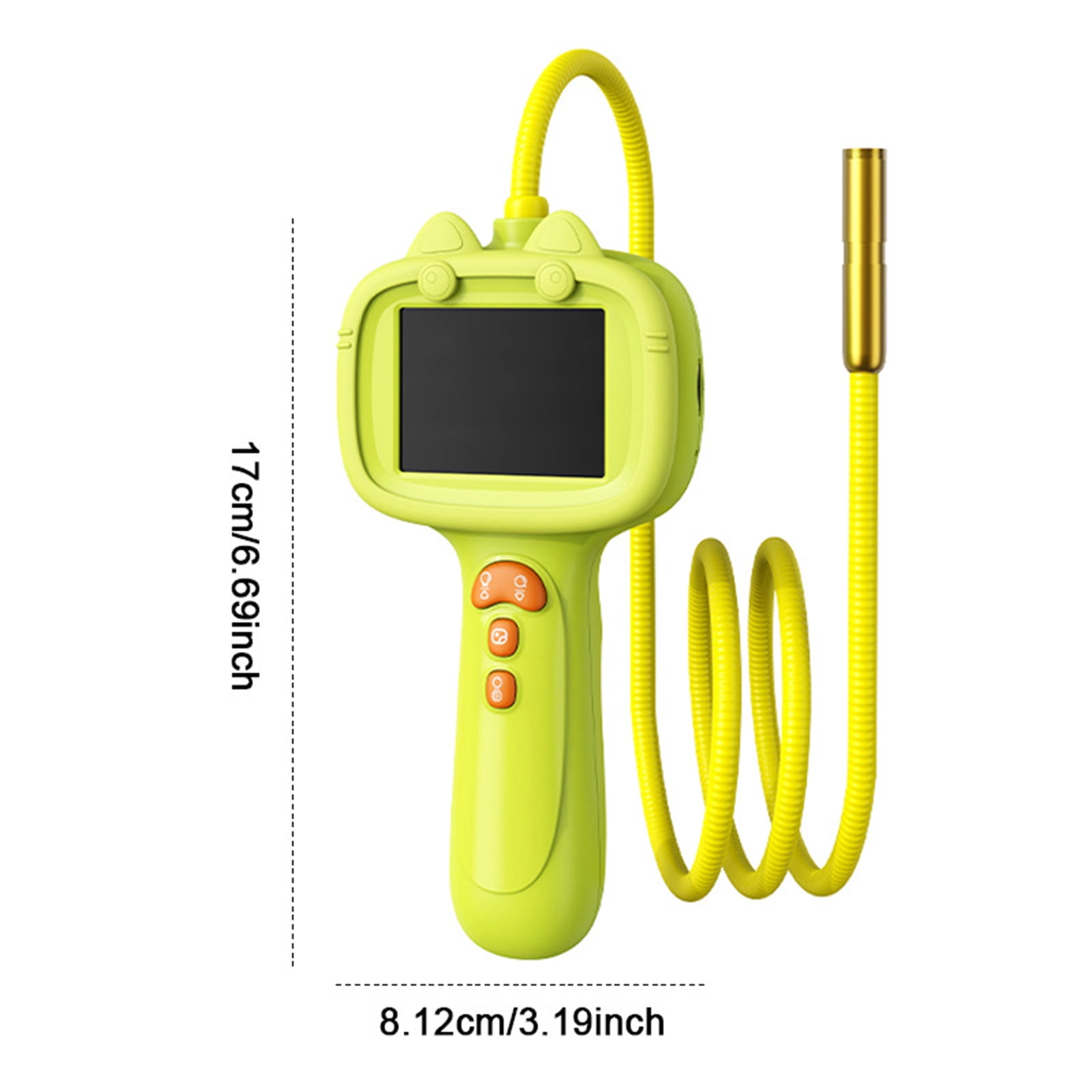 Kids Digital Endoscope Camera - 2.4" Screen Handheld USB Borescope Inspection Camera, STEM Science Exploration Toy for Boys Girls Ages 6-12, Birthday Gift, Halloween Christmas Gifts