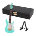 thumbnail image 3 of Mini réplica de guitarra, modelo de instrumento musical, decoración para el hogar y la oficina., 3 of 14