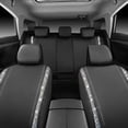 thumbnail image 3 of Car-Grand Bling Diamond Rhinestone Leather car seat covers full set waterproof universal shinning glitter crytal sparkle fit automotivve truck SUV Cute girl femal Multicolor, 3 of 9