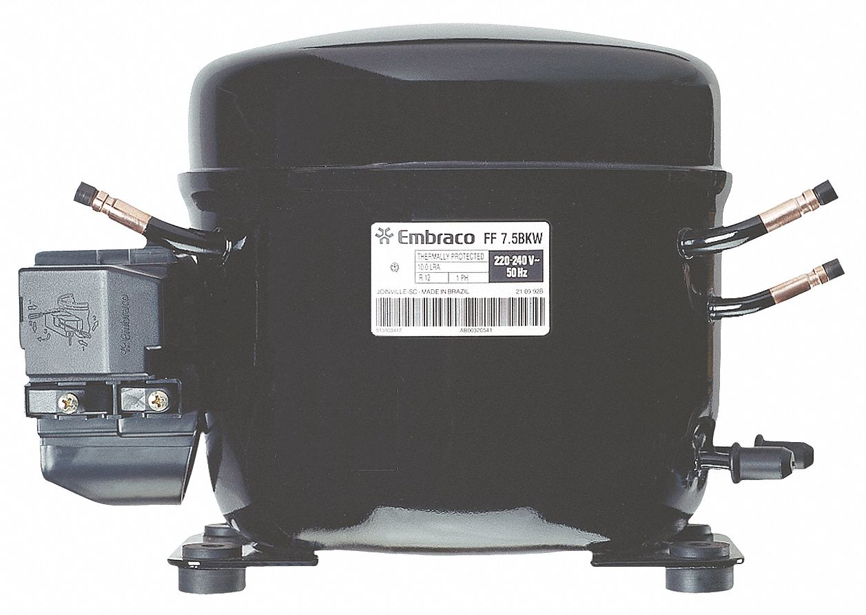 Embraco Refrigeration Compressor,3650 BtuH,115V FF10HBX1