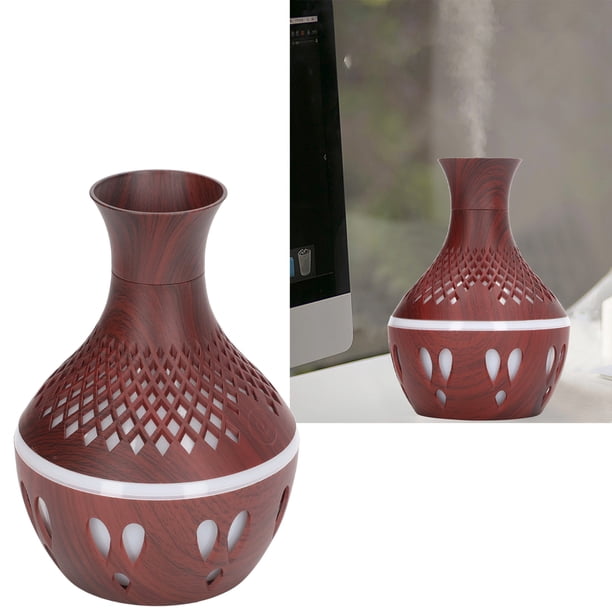 Humidificador difusor de aromaterapia humidificador silencioso sin agua con apagado automático humidificador difusor de Aroma USB de grano de madera para habitación grande y ANGGREK Otros