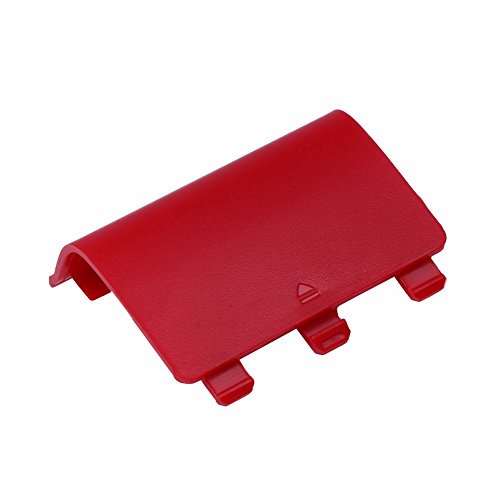 Plastic Battery Back Cover Lid Door Shell for Xbox One Controller Replacement Red