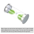 thumbnail image 3 of Uxcell 45 Minute Sand Timer, Sandy Clock, Count Down Sand Glass, Green Sands, 3 of 5