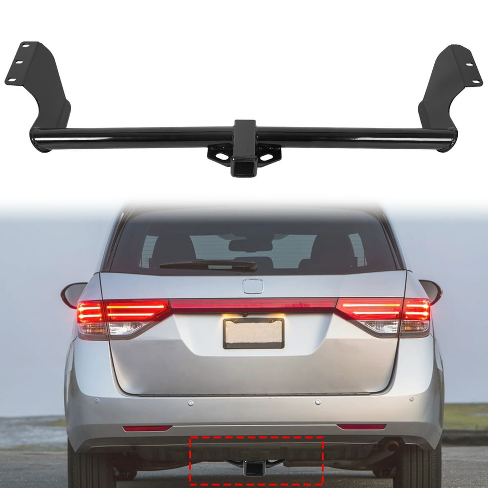 Glossy Black For 1999-2017 Honda Odyssey Class 3 Trailer Hitch Tow Receiver 2