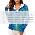 thumbnail image 2 of cocolona Womens Zipper Hoodies Long Sleeve Thumb Hole Printed Sweatshirts Casual Beach Vacation Sun Protection Tops, 2 of 5