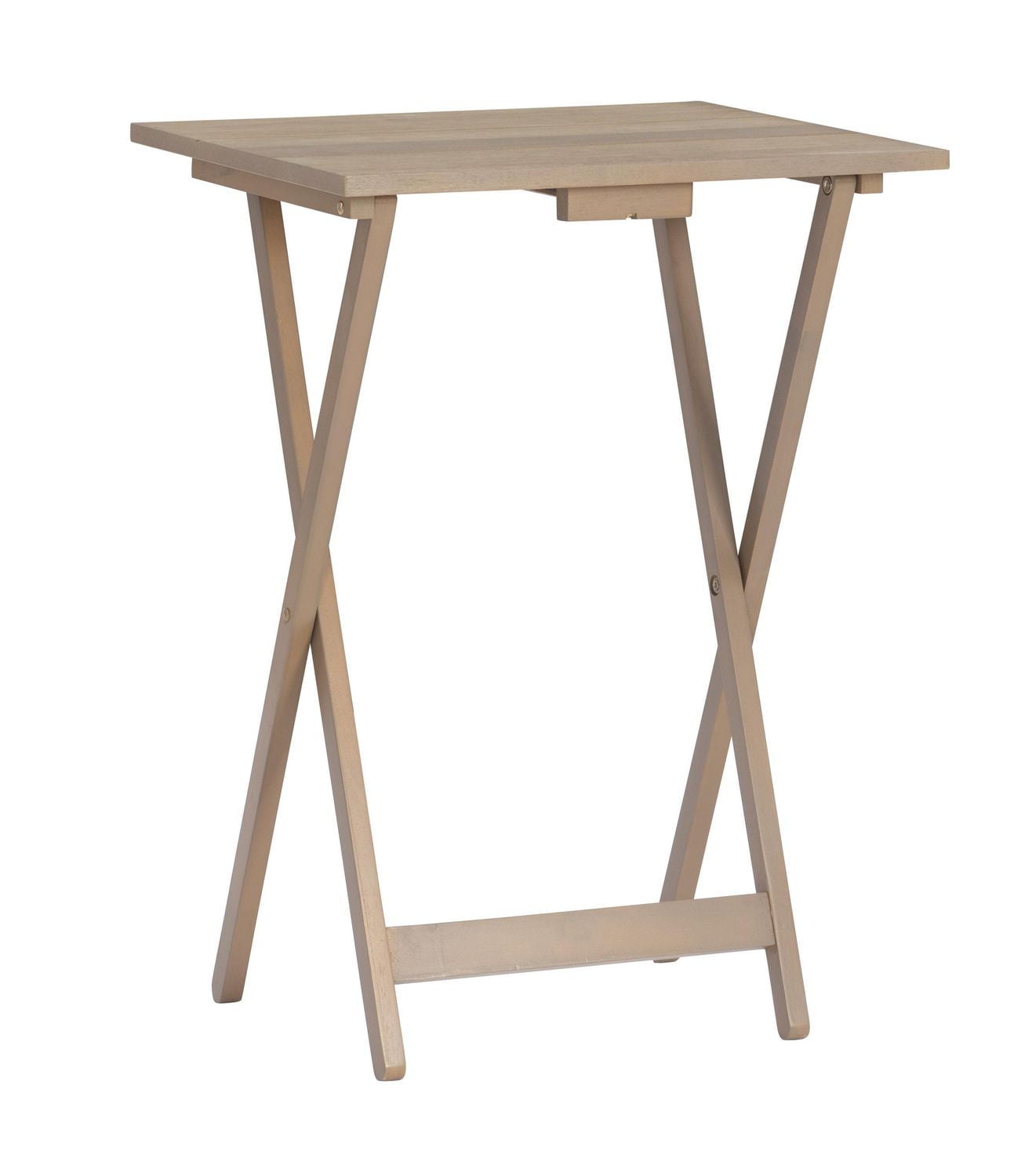 Ensemble de table à plateau en acacia gris Smyth