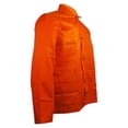thumbnail image 5 of MAGID OR1836-M SparkGuard OR1836 Flame Resistant 9.0 oz. Sateen Jacket, Medium, Orange, 5 of 5