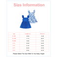 thumbnail image 2 of 3T Baby Girls Dress 4T Girls 2 Pack Sleeveless Dress Butterfly Print Toddler Girls Solid Color Dress Blue, 2 of 9