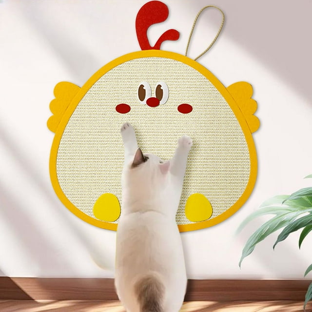 Wall Mount Cat Scratcher Board for Indoor Cats - Sisal with Durable Wall Design and Scratch Function for Sofa