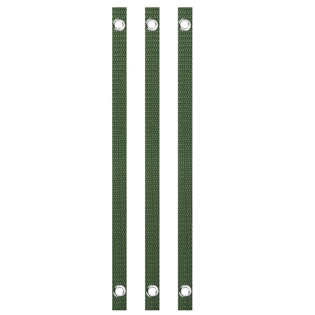 Unique Bargains 31.5 Inch Tree Straps for Staking, 3 Pack Tree Support Straps with Grommets, Olive Green