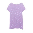 thumbnail image 3 of Women's Maternity Tops Shirts Short Sleeve Split Side Pregnancy Clothes, 3 of 6