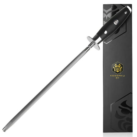 Kessaku Sharpening Steel Honing Rod - Dynasty Series - G10 Full Tang Handle,