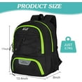 thumbnail image 7 of WOLT Mesh Lemongreen Soccer Bag Backpack with Shoe and Ball Compartments for Boys Ball Equipment Bag, 7 of 7