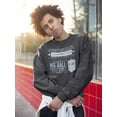 thumbnail image 3 of Doctor Who - Wibbly Wobbly Crew Neck Sweatshirt - X-Large, 3 of 3