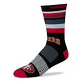 thumbnail image 2 of For Bare Feet San Francisco 49ers Rave Crew Socks, 2 of 3