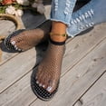 thumbnail image 5 of MKLEKYY Sandalias Elegantes para Mujer Con Diseño de Punta Cerrada y detalles de Diamantes de Imitación para Atuendos Casuales de Verano., 5 of 5