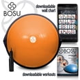 thumbnail image 2 of Bosu 72-10850 The Original Balance Trainer 65 cm Diameter, Orange and Black, 2 of 6