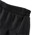 thumbnail image 4 of Girls' Pleated Skirt with Elastic Waist School Uniform Skirt with Soft Cotton Lining Years 4-12 Years Black, 4 of 7