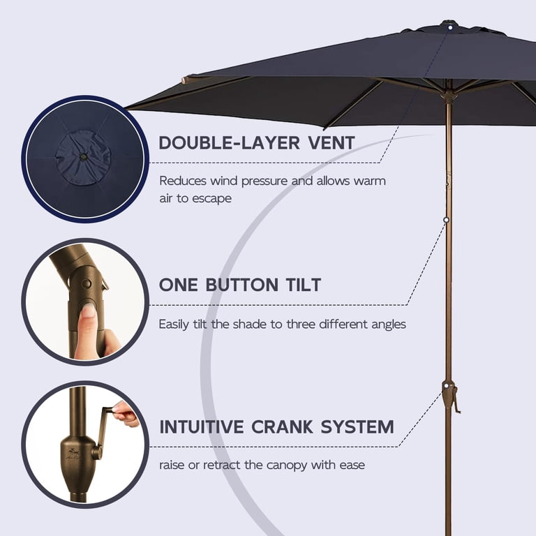 amir patio umbrella light Autlaycil 7.5ft Tiki Patio Umbrella With Solar Lights Thatch Umbrella - On  Sale - Bed Bath & Beyond
