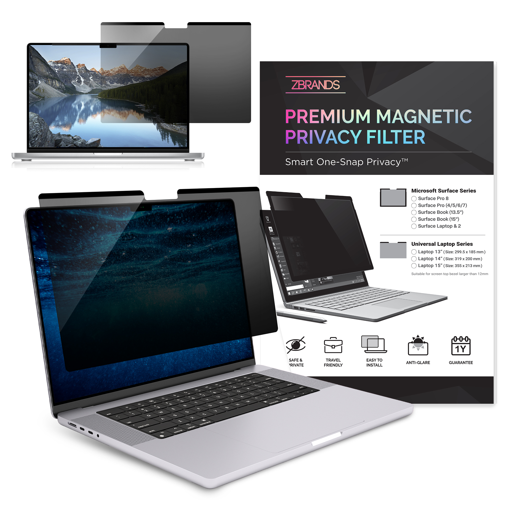 ZBRANDS // Privacy Screen for MacBook Pro 2021 14.2"