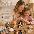 thumbnail image 3 of DIY Fabric Animal Sewing Craft Kit, Beginner Handmade Plush Making Set with Bird Gnome Dog Cat Patterns, Creative Art Gift Kit for DIY Handcraft Lovers, 3 of 8