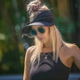 thumbnail image 4 of Sombrero De Verano Para El Sol, Ala Ancha, Visera Superior Vacía, Gorra De Playa Con Protección Uv Para Mujeres Y Hombres Methold AP006787-01, 4 of 6
